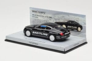 Bentley Continental GT World Record Car on Ice Czarny Minichamps 1:43 436139026-O Metal — zdjęcie 3 z 4