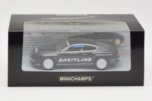 Bentley Continental GT World Record Car on Ice Czarny Minichamps 1:43 436139026-O Metal — zdjęcie 4 z 4