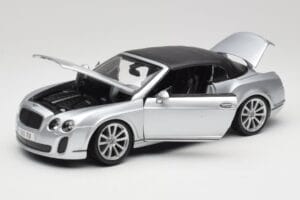 Bentley Continental Supersports Kabriolet 1. Generacja Srebrny Bburago 1:18 18-11037S Metal — zdjęcie 2 z 8