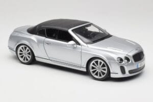 Bentley Continental Supersports Kabriolet 1. Generacja Srebrny Bburago 1:18 18-11037S Metal — zdjęcie 6 z 8