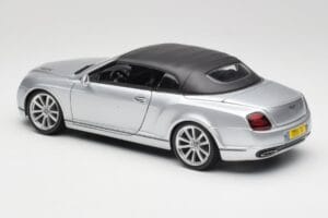 Bentley Continental Supersports Kabriolet 1. Generacja Srebrny Bburago 1:18 18-11037S Metal — zdjęcie 7 z 8