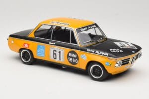 BMW 1600-2 BMW Alpina #61 R. Herzog / N. Lauda DNF 6 Hours Nurburgring 1970 Minichamps 1:18 155702661 Metal — zdjęcie 4 z 6