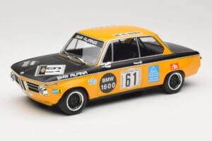 BMW 1600-2 BMW Alpina #61 R. Herzog / N. Lauda DNF 6 Hours Nurburgring 1970 Minichamps 1:18 155702661 Metal