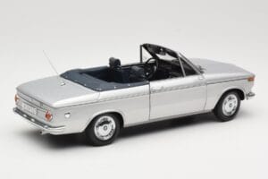 BMW 1600 Kabriolet Srebrny Minichamps 1:18 80430145819 Metal — zdjęcie 3 z 8