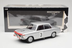 BMW 1800 TiSA #3 D. Glemser / J. Ickx 24 Hours of Spa 1965 Minichamps 1:18 155652903 Metal — zdjęcie 6 z 6