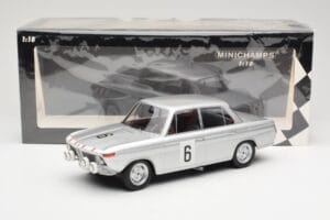 BMW 1800 TiSA #6 J. Munaron / K. Eppelein 24 Hours of Spa 1965 Minichamps 1:18 155652906 Metal — zdjęcie 6 z 6