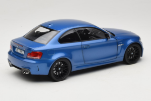 BMW 1M Coupe E82 Blue Metallic Minichamps 1:18 110020025 Metal — zdjęcie 3 z 8