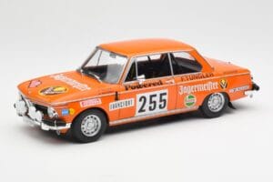 BMW 2002 Jagermeister #255 W. Stiller Rally Monte Carlo 1973 IXO 1:18 18RMC165 Metal