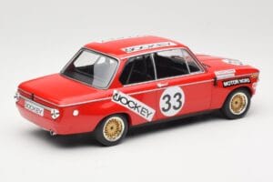 BMW 2002 Jockey Racing #33 B. Tobiasson / L. Nordstrom 6 Hours Nurburgring 1972 Minichamps 1:18 155722633 Metal — zdjęcie 2 z 6