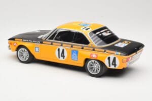 BMW 2800 CS BMW Alpina #14 H. Kelleners / G. Huber Winners 24 Hours of Spa 1970 Minichamps 1:18 155702714 Metal — zdjęcie 5 z 6