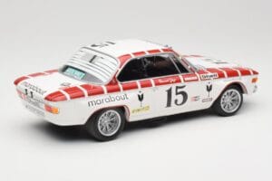 BMW 2800 CS E9 #15 Team Marabout Gaye / S. Braillard 24 Hours of Spa 1972 Minichamps 1:18 155722715 Metal — zdjęcie 2 z 6