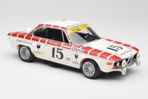 BMW 2800 CS E9 #15 Team Marabout Gaye / S. Braillard 24 Hours of Spa 1972 Minichamps 1:18 155722715 Metal — zdjęcie 4 z 6