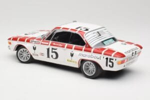 BMW 2800 CS E9 #15 Team Marabout Gaye / S. Braillard 24 Hours of Spa 1972 Minichamps 1:18 155722715 Metal — zdjęcie 5 z 6