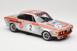 BMW 2800 CS E9 #2 Team Schnitzer J. Fitzpatrick / H. Heyer Winners Grand Prix Touring Cars Nurburgring 1972 Minichamps 1:18 1 — zdjęcie 4 z 6
