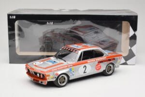 BMW 2800 CS E9 #2 Team Schnitzer J. Fitzpatrick / H. Heyer Winners Grand Prix Touring Cars Nurburgring 1972 Minichamps 1:18 1 — zdjęcie 6 z 6