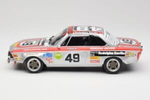 BMW 2800 CS E9 #49 Team Schnitzer G. Herzog / H. Heyer 24 Hours of Spa 1972 Minichamps 1:18 155722749 Metal — zdjęcie 3 z 6