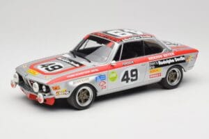 BMW 2800 CS E9 #49 Team Schnitzer G. Herzog / H. Heyer 24 Hours of Spa 1972 Minichamps 1:18 155722749 Metal