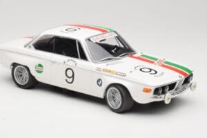 BMW 2800 CS E9 #9 Castrol BMW T. Moorkens / E. Haxhe 24 Hours of Spa 1971 Minichamps 1:18 155712709 Metal — zdjęcie 4 z 6