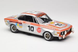 BMW 2800 CS Team Schnitzer #10 J. Fitzpatrick / J. Peltier Spa 1972 Minichamps 1:18 155722710 Metal — zdjęcie 4 z 6