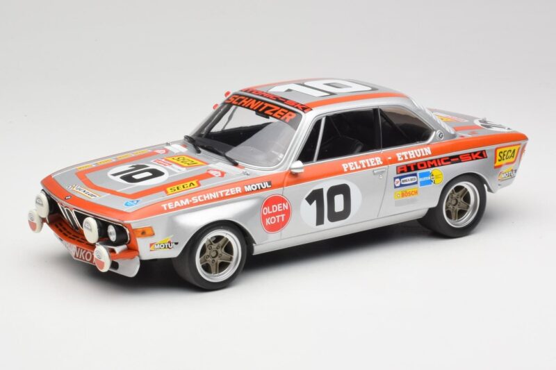 BMW 2800 CS Team Schnitzer #10 J. Fitzpatrick / J. Peltier Spa 1972 Minichamps 1:18 155722710 Metal
