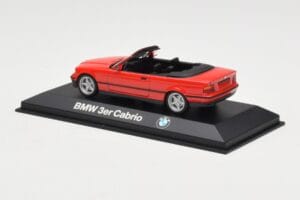 BMW 3 Series E30 Kabriolet Czerwony Minichamps 1:43 80429421500 Metal — zdjęcie 3 z 4