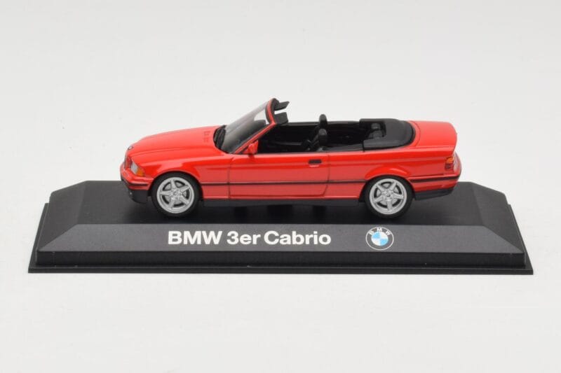BMW 3 Series E30 Kabriolet Czerwony Minichamps 1:43 80429421500 Metal