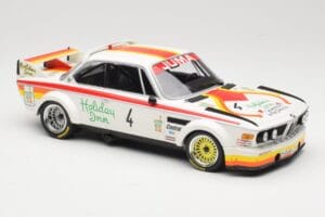 BMW 3.0 CSL E9 Juma Tuning J. Corbisier / T. Joosen / L. Berndtson GP Nurburgring 1976 Minichamps 1:18 155762504 Metal — zdjęcie 4 z 6