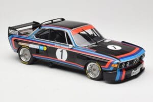 BMW 3.0 CSL E9 #1 BMW Motorsport H-J. Stuck Winner Norisring Trophy 1974 Minichamps 1:18 155742691 Metal — zdjęcie 4 z 6