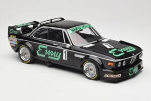 BMW 3.0 CSL E9 #1 F. Grano / P. Xhenceval GP Brno 1978 Minichamps 1:18 155782501 Metal — zdjęcie 4 z 6