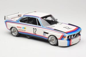 BMW 3.0 CSL E9 #12 BMW Motorsport C. Amon / H-J. Stuck Winners 6 Hours Nurburgring 1973 Minichamps 1:18 155732612 Metal — zdjęcie 4 z 6