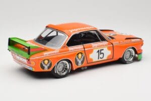 BMW 3.0 CSL E9 #15 Jägermeister Racing N. Lauda / G. Joisten 6 Hours Nurburgring 1973 Minichamps 1:18 155732615 Metal — zdjęcie 2 z 6