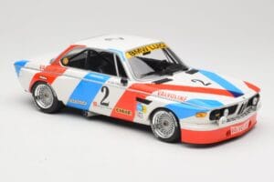 BMW 3.0 CSL E9 #2 Luigi Racing A. de Fierlant / P. Xhenceval Winners 24 Hours of Spa 1975 Minichamps 1:18 155752602 Metal — zdjęcie 4 z 6