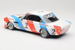 BMW 3.0 CSL E9 #2 Luigi Racing A. de Fierlant / P. Xhenceval Winners 24 Hours of Spa 1975 Minichamps 1:18 155752602 Metal — zdjęcie 5 z 6