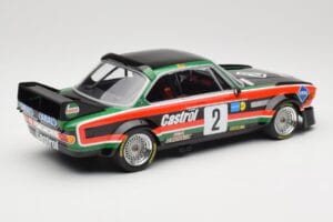 BMW 3.0 CSL E9 #2 Luigi Racing J-M. de Wael / A. de Fierlant Winners GP Nurburgring 1976 Minichamps 1:18 155762502 Metal — zdjęcie 2 z 6
