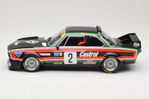 BMW 3.0 CSL E9 #2 Luigi Racing J-M. de Wael / A. de Fierlant Winners GP Nurburgring 1976 Minichamps 1:18 155762502 Metal — zdjęcie 3 z 6