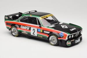 BMW 3.0 CSL E9 #2 Luigi Racing J-M. de Wael / A. de Fierlant Winners GP Nurburgring 1976 Minichamps 1:18 155762502 Metal — zdjęcie 4 z 6
