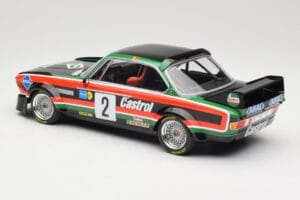 BMW 3.0 CSL E9 #2 Luigi Racing J-M. de Wael / A. de Fierlant Winners GP Nurburgring 1976 Minichamps 1:18 155762502 Metal — zdjęcie 5 z 6