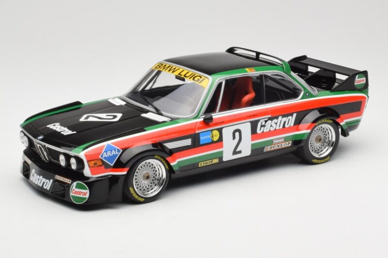 BMW 3.0 CSL E9 #2 Luigi Racing J-M. de Wael / A. de Fierlant Winners GP Nurburgring 1976 Minichamps 1:18 155762502 Metal