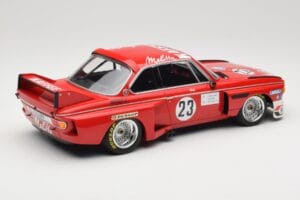 BMW 3.0 CSL E9 #23 Faltz Alpina A. de Fierlant / H. Grohs Zandvoort Trophy 1975 Minichamps 1:18 155752623 Metal — zdjęcie 2 z 6