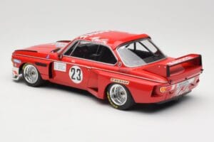 BMW 3.0 CSL E9 #23 Faltz Alpina A. de Fierlant / H. Grohs Zandvoort Trophy 1975 Minichamps 1:18 155752623 Metal — zdjęcie 5 z 6