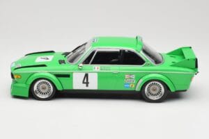 BMW 3.0 CSL E9 #4 Jolly Club Milano C. Finotto / C. Facetti Winners ETCC Zandvoort 1979 Minichamps 1:18 155792504 Metal — zdjęcie 3 z 6
