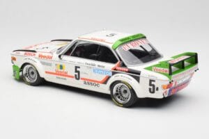 BMW 3.0 CSL E9 #5 Assoc Interim J-C. Chavan / A. Detrin Winners 24 Hours of Spa 1976 Minichamps 1:18 155762505 Metal — zdjęcie 5 z 6