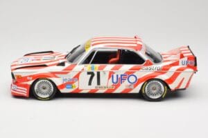 BMW 3.0 CSL E9 #71 Luigi Racing P. Xhenceval / J. Dieudonné 24 Hours of Le Mans 1977 Minichamps 1:18 155772571 Metal — zdjęcie 3 z 6