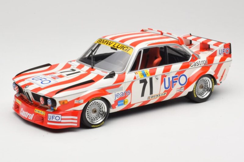 BMW 3.0 CSL E9 #71 Luigi Racing P. Xhenceval / J. Dieudonné 24 Hours of Le Mans 1977 Minichamps 1:18 155772571 Metal