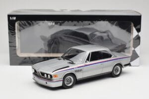 BMW 3.0 CSL E9 Polaris Silver Minichamps 1:18 155028135 Metal — zdjęcie 6 z 6