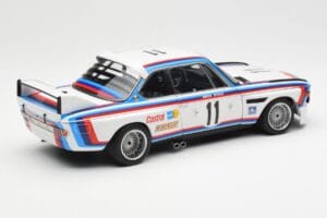 BMW 3.0 CSL #11 C. Amon / H. Stuck 24 Hours of Spa 1973 AUTOart 1:18 87347 Metal — zdjęcie 3 z 8
