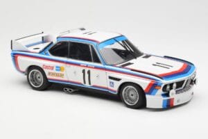 BMW 3.0 CSL #11 C. Amon / H. Stuck 24 Hours of Spa 1973 AUTOart 1:18 87347 Metal — zdjęcie 6 z 8