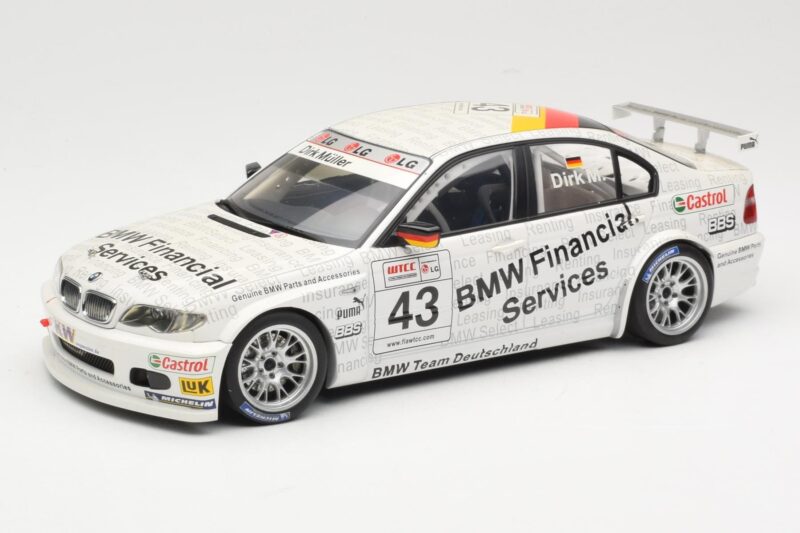 BMW 320i E46 #43 D. Muller WTCC 2005 AUTOart 1:18 80543 Metal