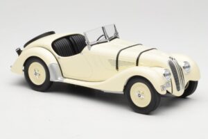 BMW 328 Roadster Biały Minichamps 1:18 80435A8F228 Metal — zdjęcie 4 z 6