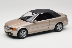 BMW 328i E46 Kabriolet Sand Beige Metallic Kyosho 1:18 80430009756 Metal — zdjęcie 3 z 9